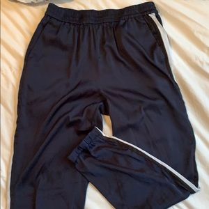 Tracksuit silk pants